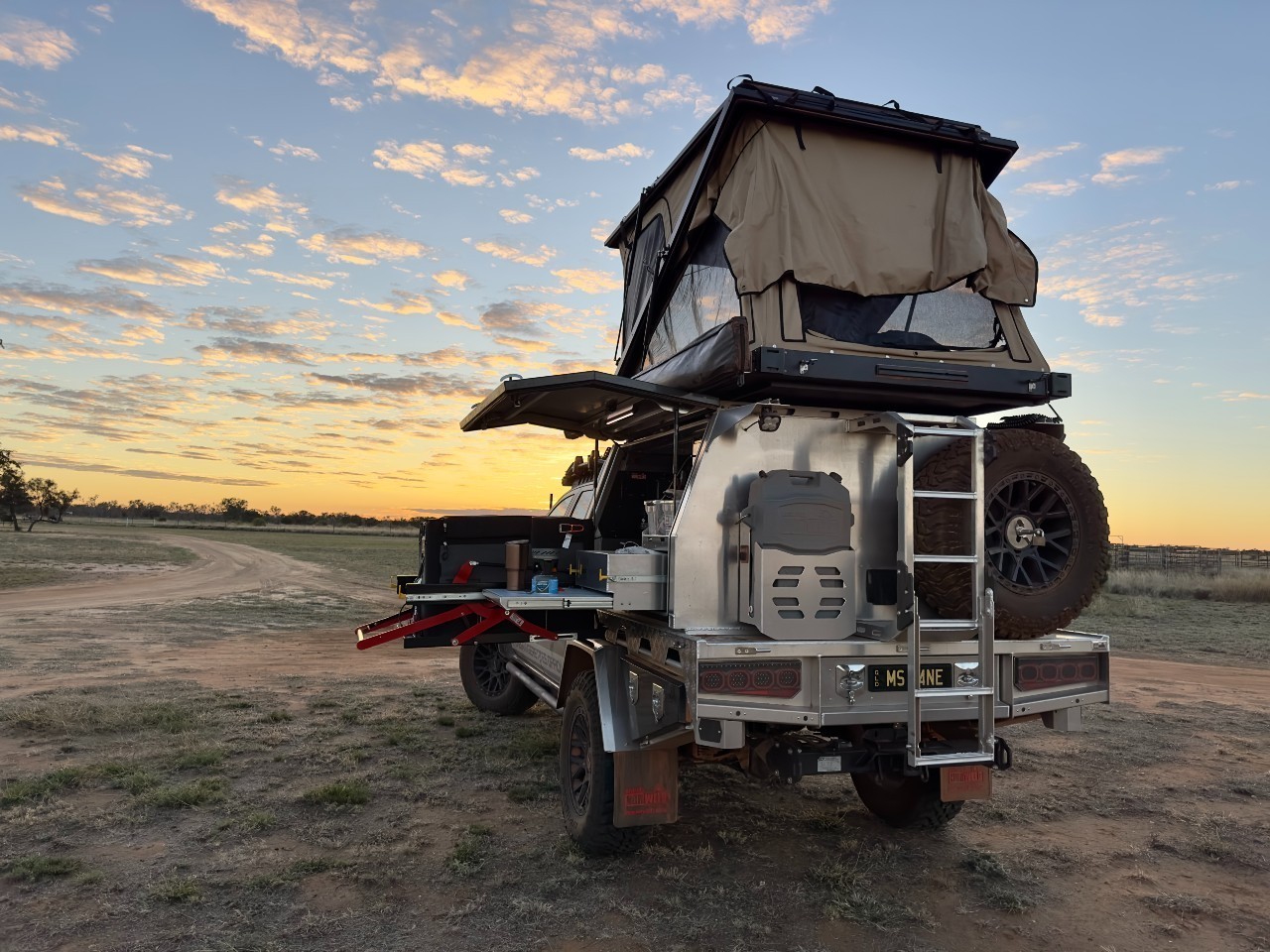 Ford Ranger Ute with Norweld Canopy camping in the bush